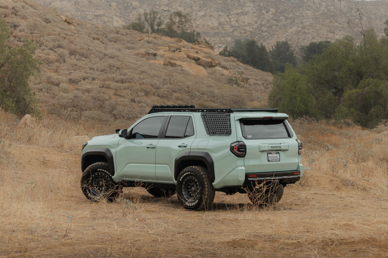 Toyota 4Runner Exterior Window Molle - Driver Side - DV8 Offroad - For DV8 Roof Rack - Black Powder Coated - `25-`26